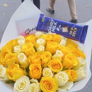 CHOCOLATE & BRIGHT BOUQUET