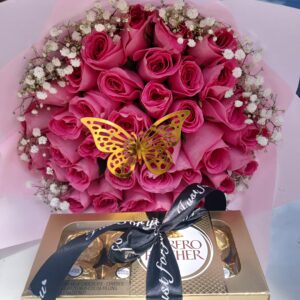 PINK ROSES & CHOCOLATE