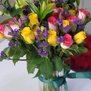 VASE TROPICAL FLOWERS