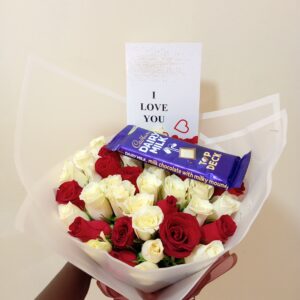 LOVERS ROSES & CADBURY CHOCOLATE