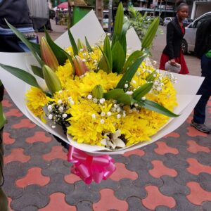 LILIES & CHRYSANTHEMUMS